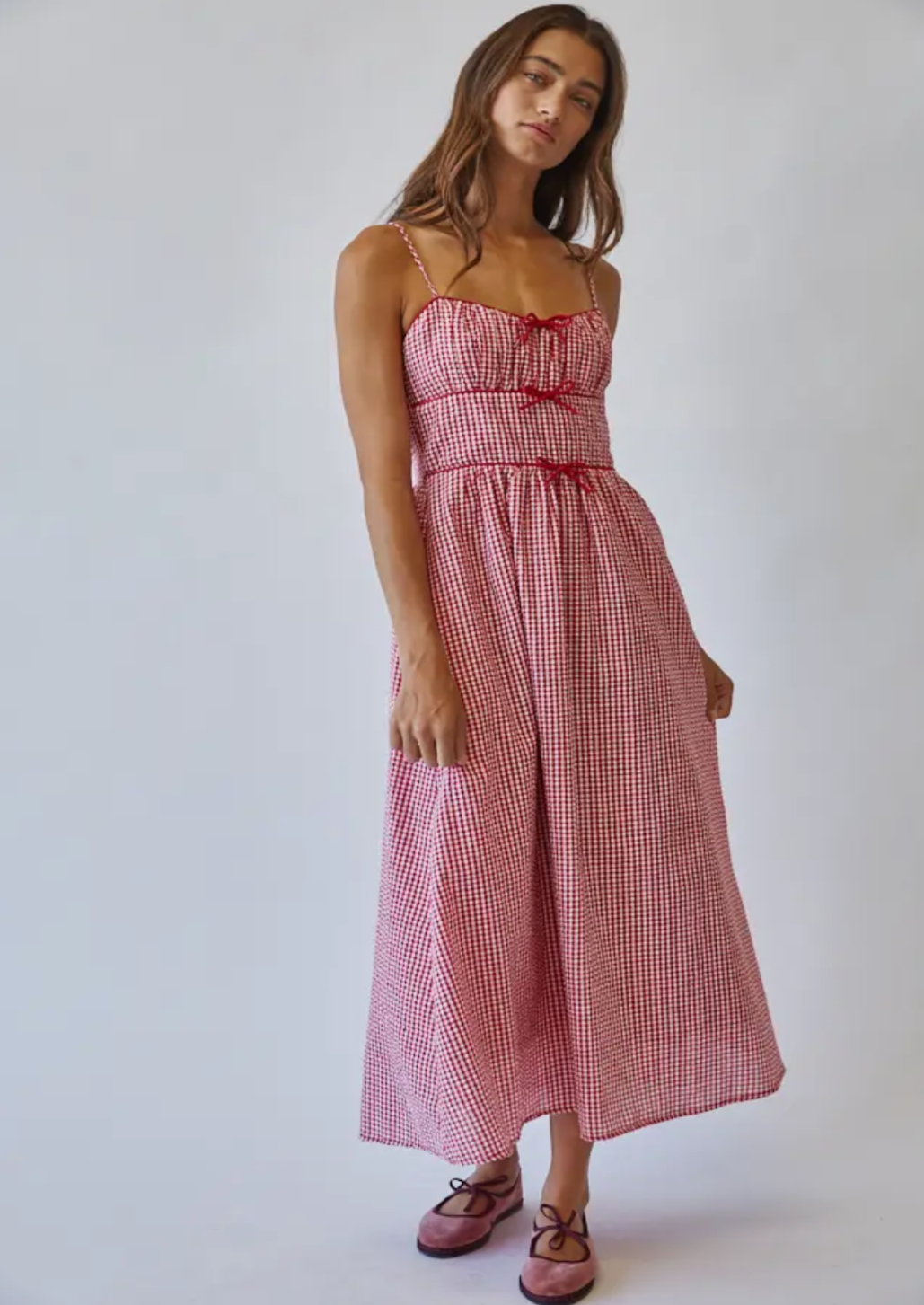 Sweet Escape Picnic Bow Dress