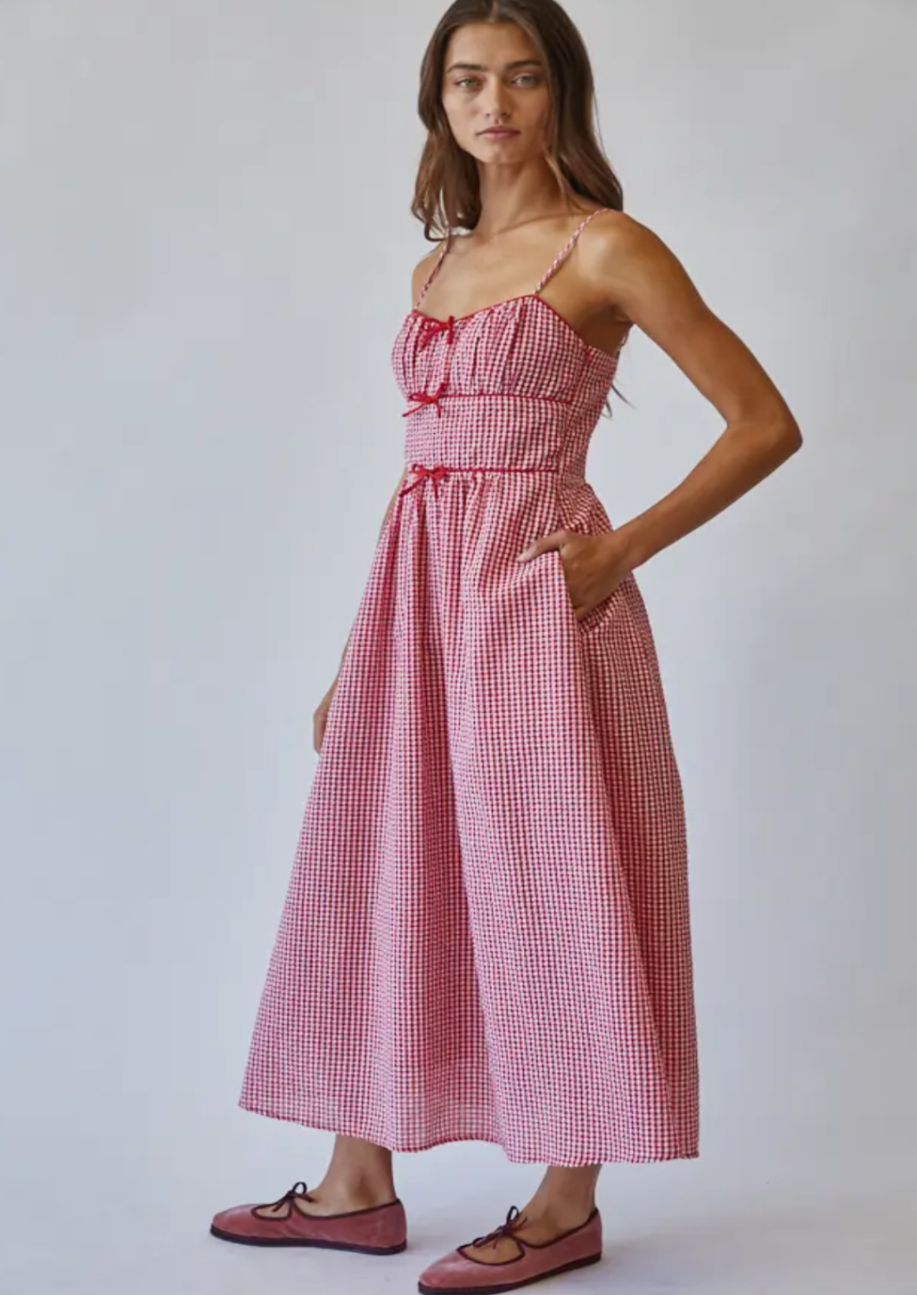 Sweet Escape Picnic Bow Dress