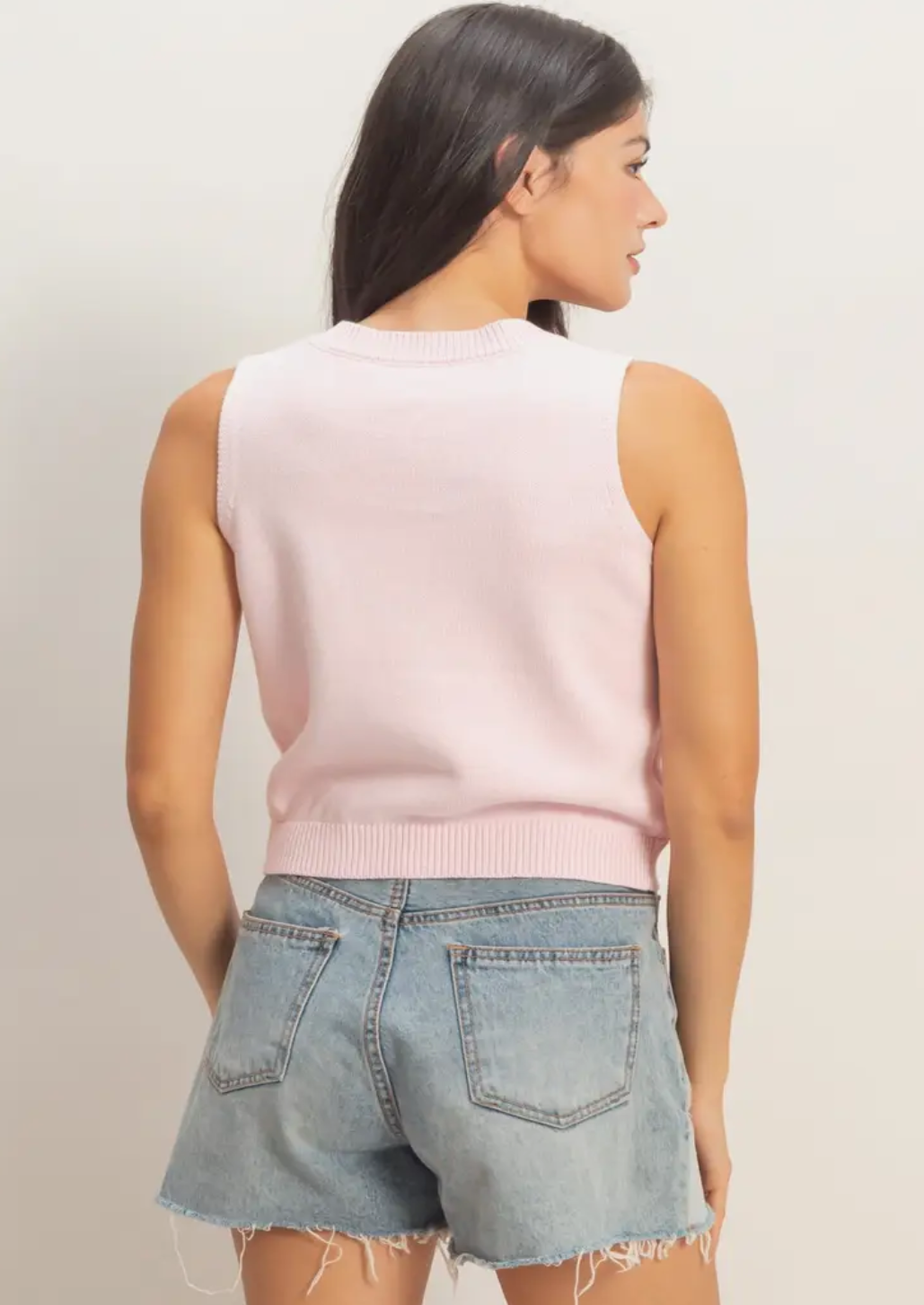 Soft Pink Strawberry Top
