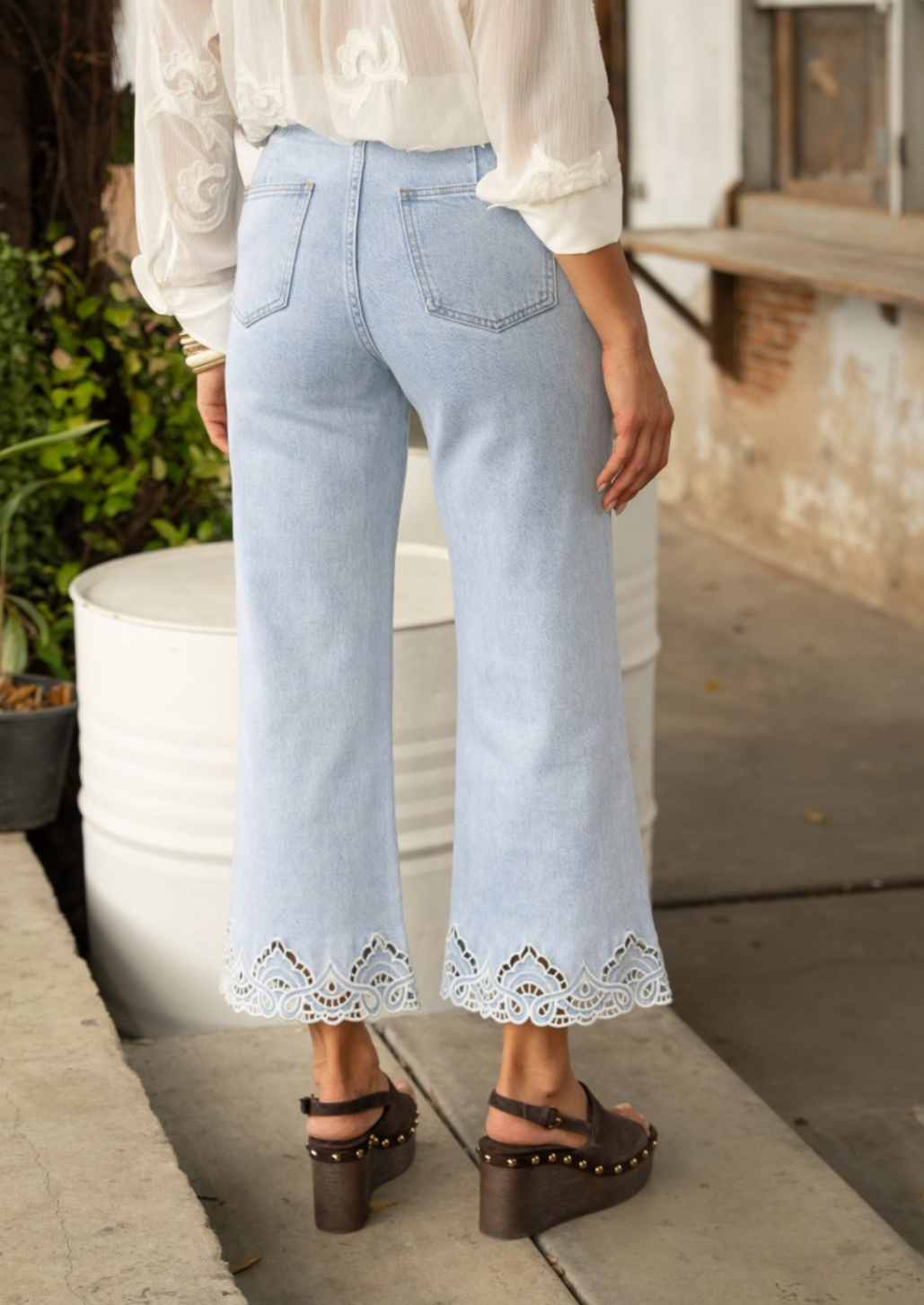 Nola Ankle Wide Leg Jean