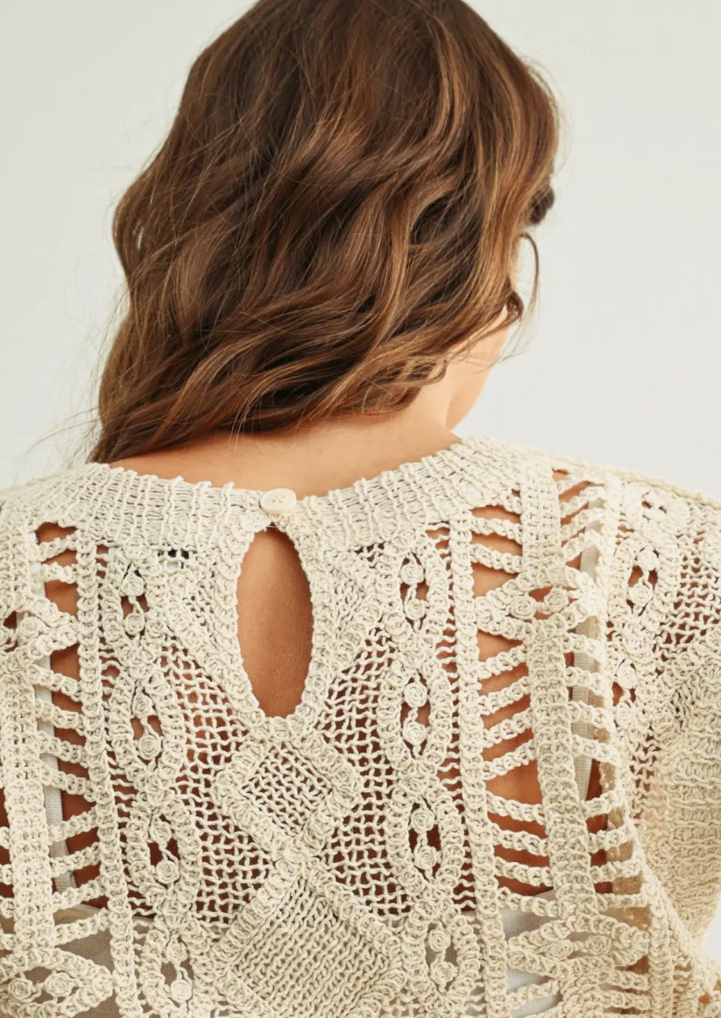 Crochet Knitted Top