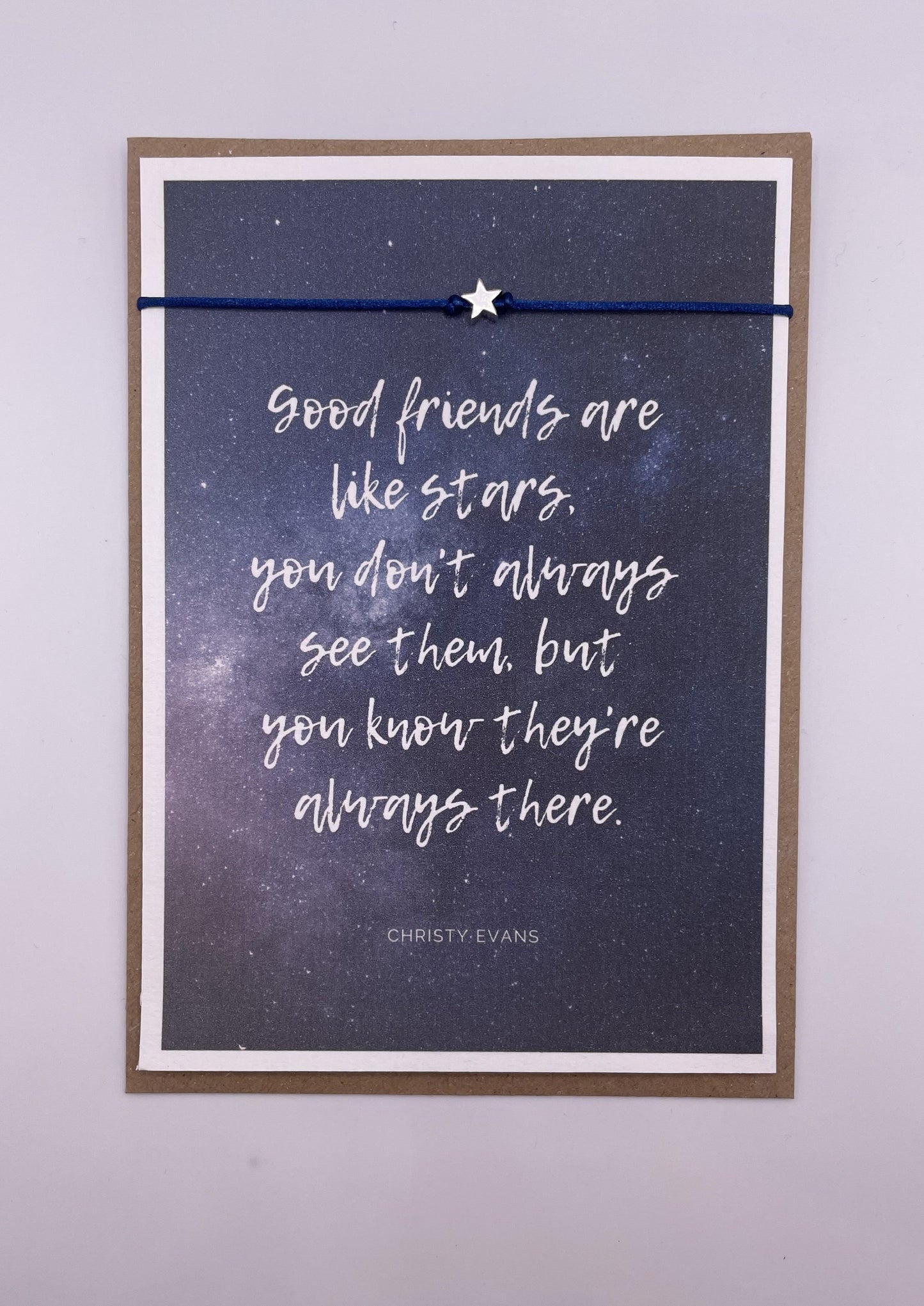 Narratorium Quote Bracelet Stars