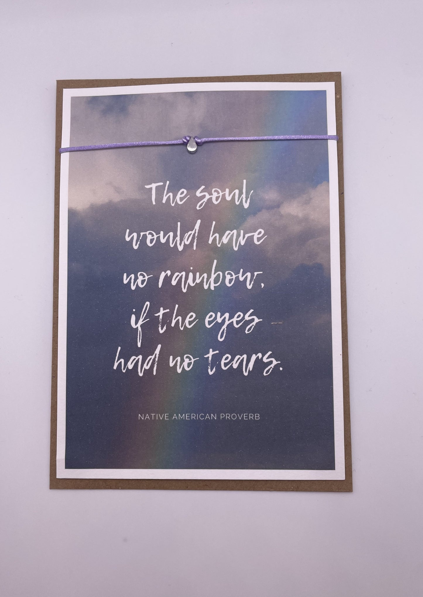 Narratorium Quote Bracelet Rainbow